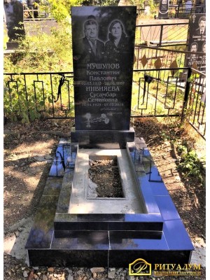 Памятник из гранита "Стандарт семейный" — ritualum.ru Памятник из гранита "Стандарт семейный" — ritualum.ru